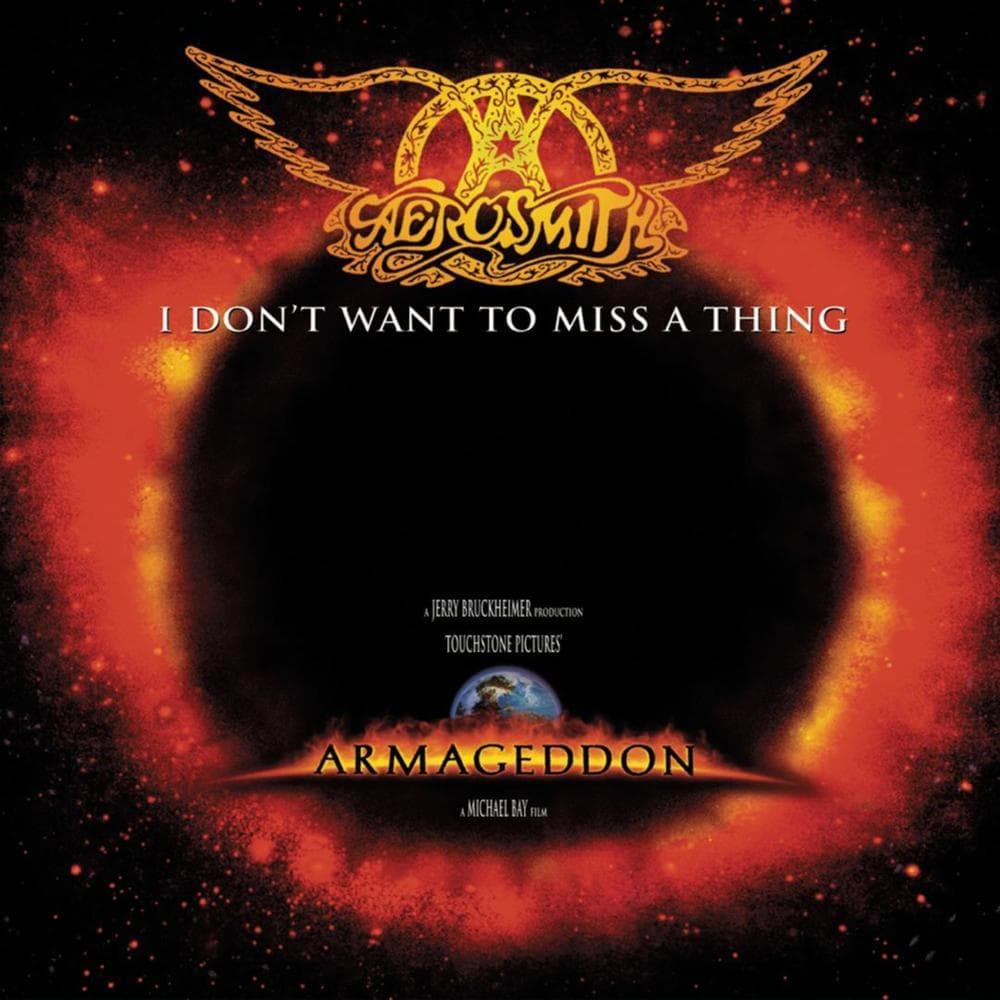 Album cover art for "I Don’t Want to Miss a Thing" by Aerosmith