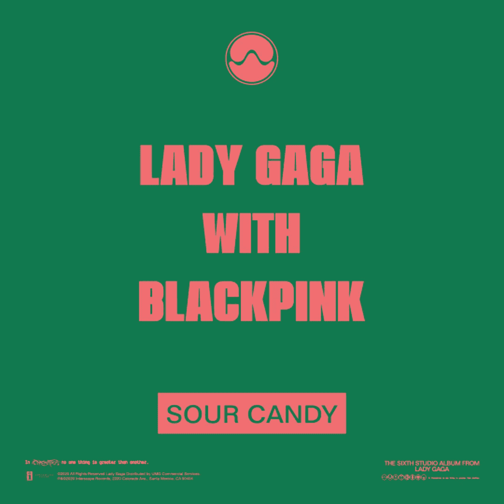 Album cover art for "Sour Candy" by Lady Gaga