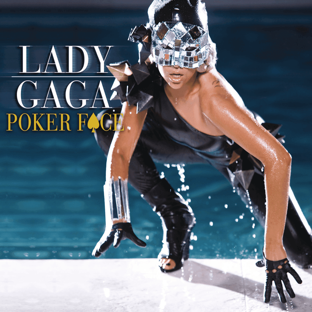 Album cover art for "Poker Face" by Lady Gaga