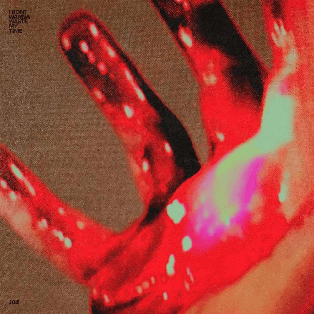 Album cover art for "I Don't Wanna Waste My Time" by Joji