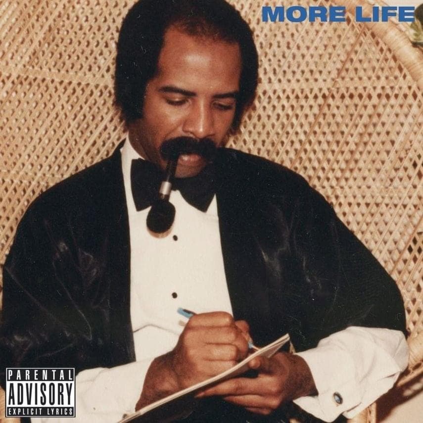 Album cover art for "Fake Love" by Drake