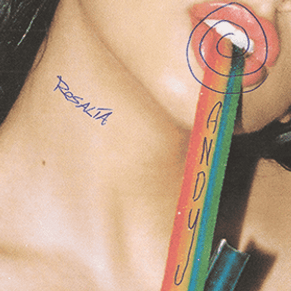 Album cover art for "CANDY" by ROSALÍA